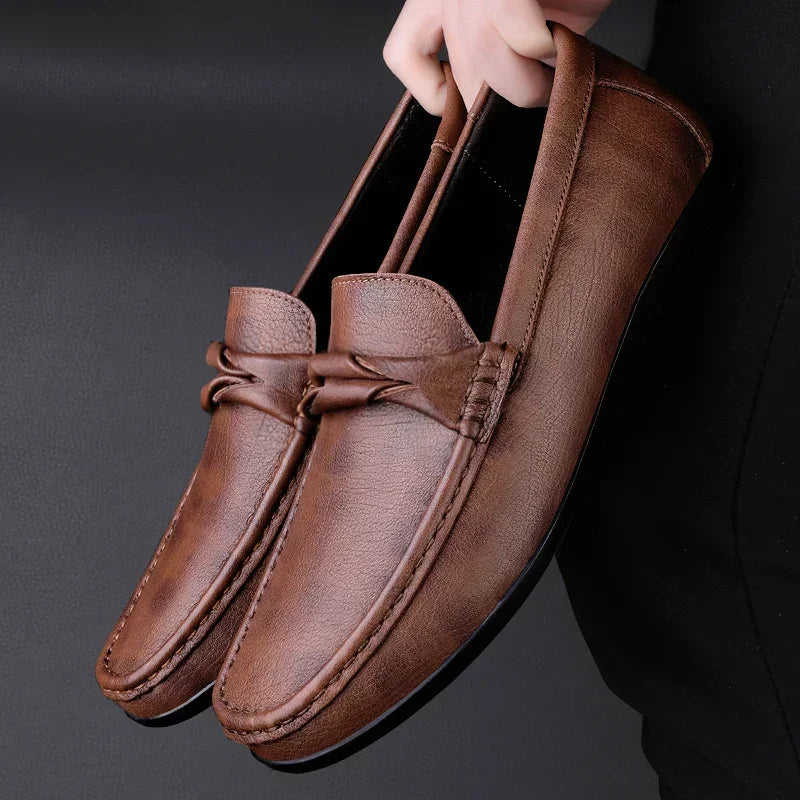 Elston Genuine Leather Loafers - Olympus Madrid