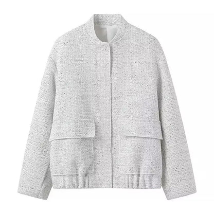 Women Shiny Sequin Jacket
