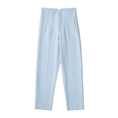 Lia High Waist Ankle Trousers