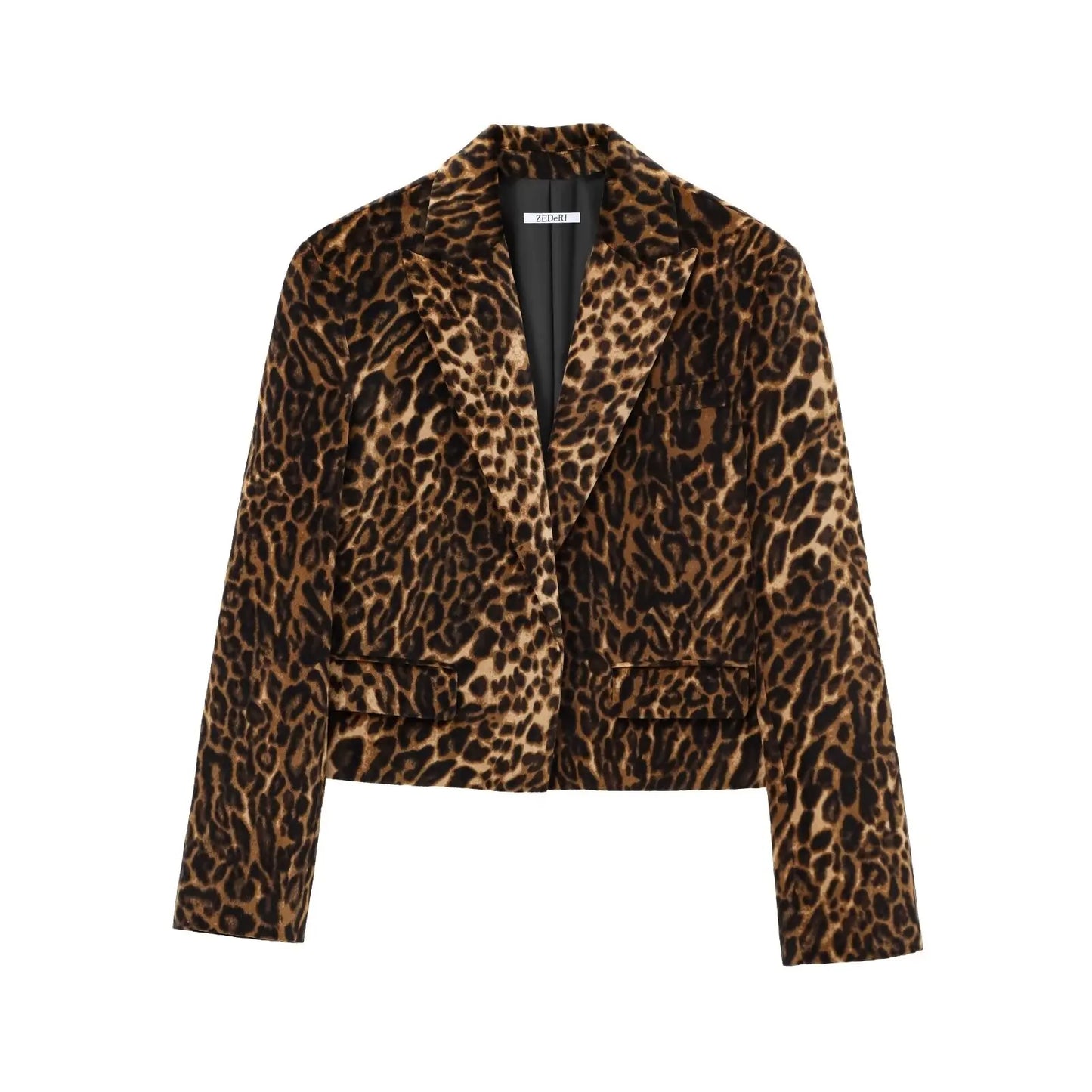 Ellen 2-piece set Leopard print blazer and skirt