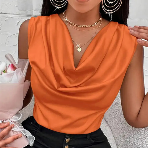 Isla – Satin Cowl Neck Camisole