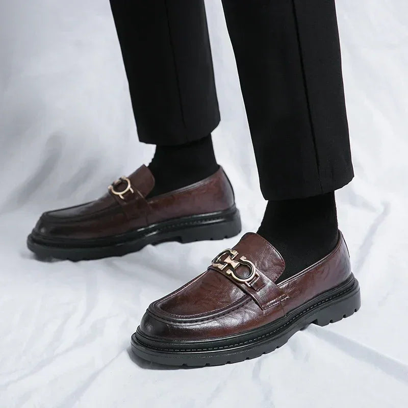Wilbur Leather Loafers - Olympus Madrid