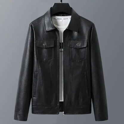 Varves Genuine Leather Jacket - Olympus Madrid