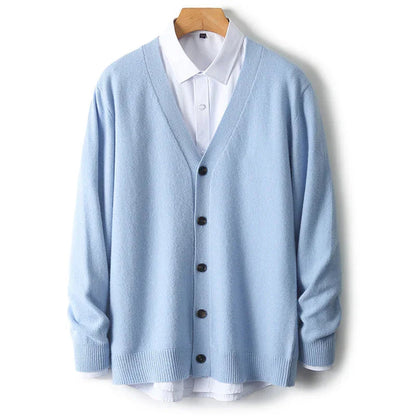 Caldura 100% Wool Cardigan - Olympus Madrid