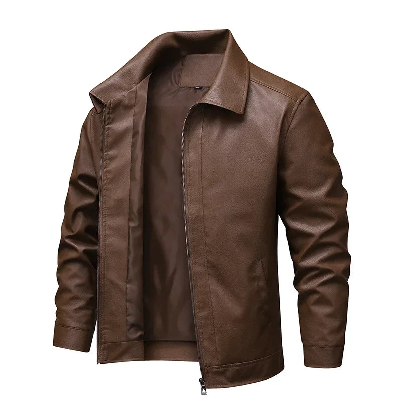Grayson Leather Jacket - Olympus Madrid