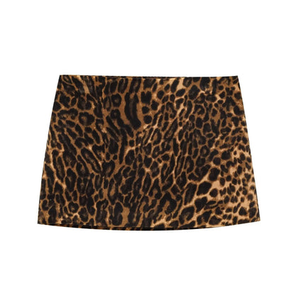 Ellen 2-piece set Leopard print blazer and skirt