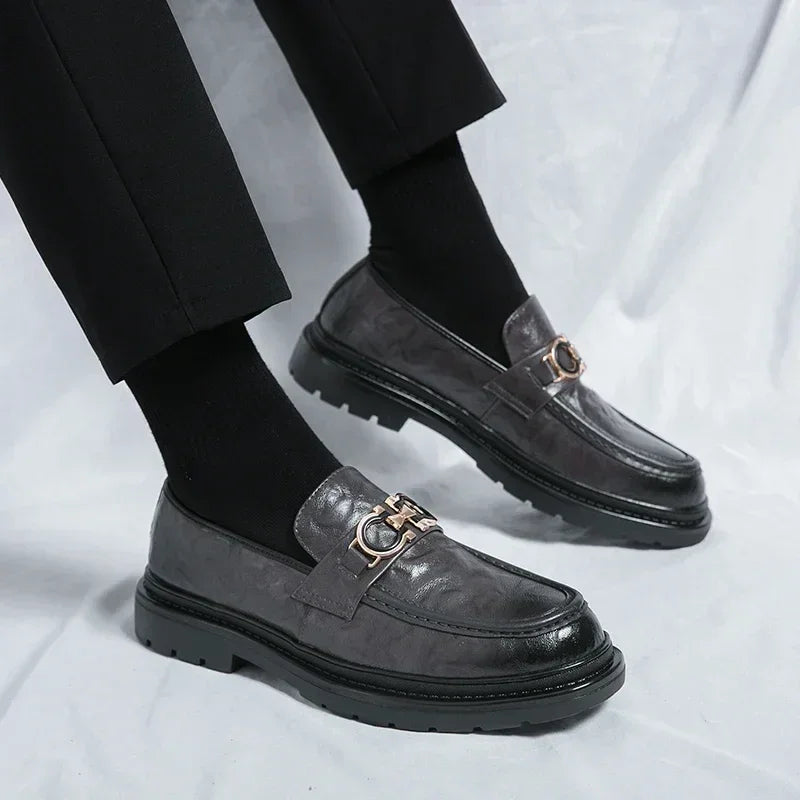 Wilbur Leather Loafers - Olympus Madrid