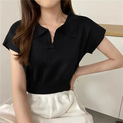 Katty New 2025 Pattern Collared Sweater