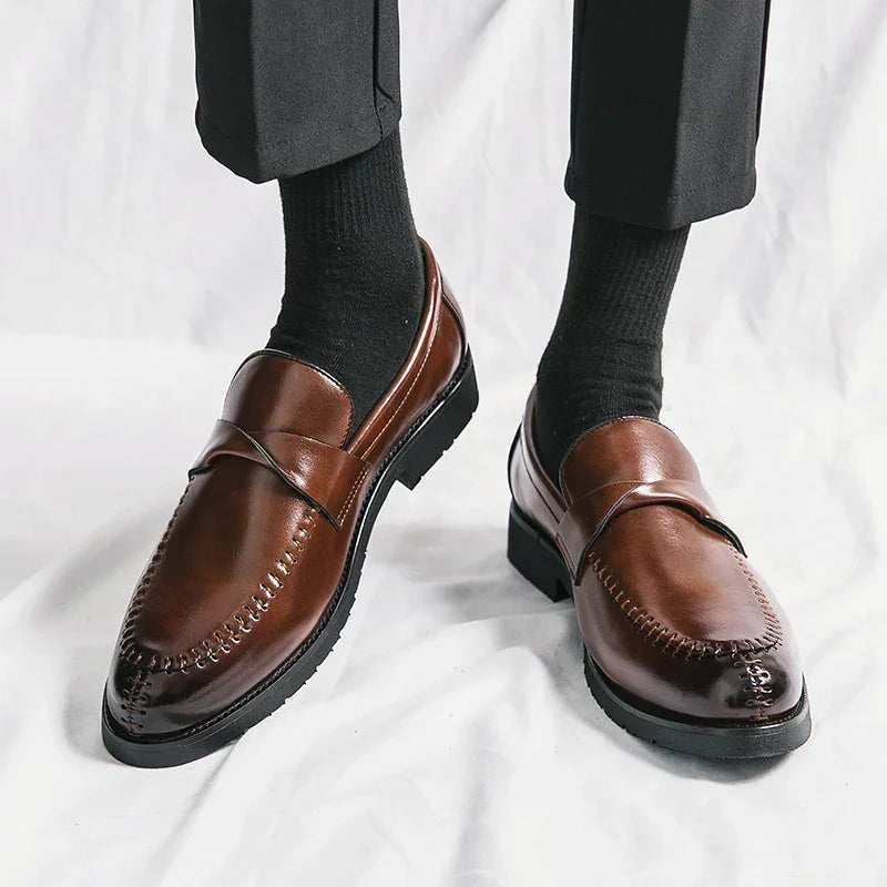 Teviot Genuine Leather Loafers - Olympus Madrid