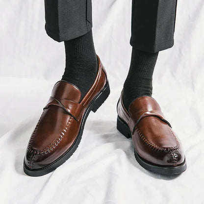 Teviot Genuine Leather Loafers - Olympus Madrid