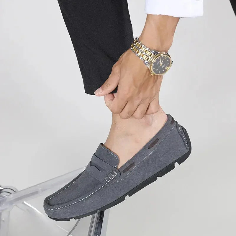 Fletro Genuine Suede Loafers RileyRiver