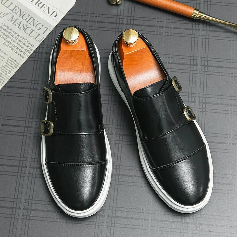 Zyden Genuine Leather Loafers RileyRiver