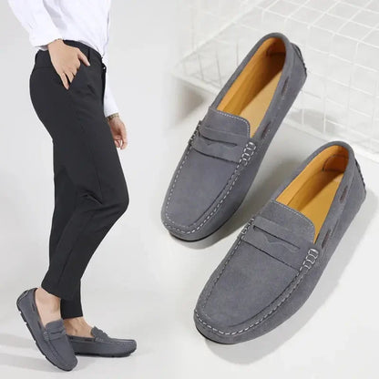 Fletro Genuine Suede Loafers RileyRiver