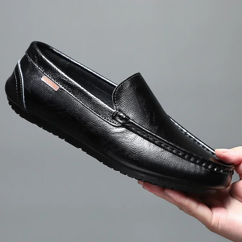 Evano Genuine Leather Loafers