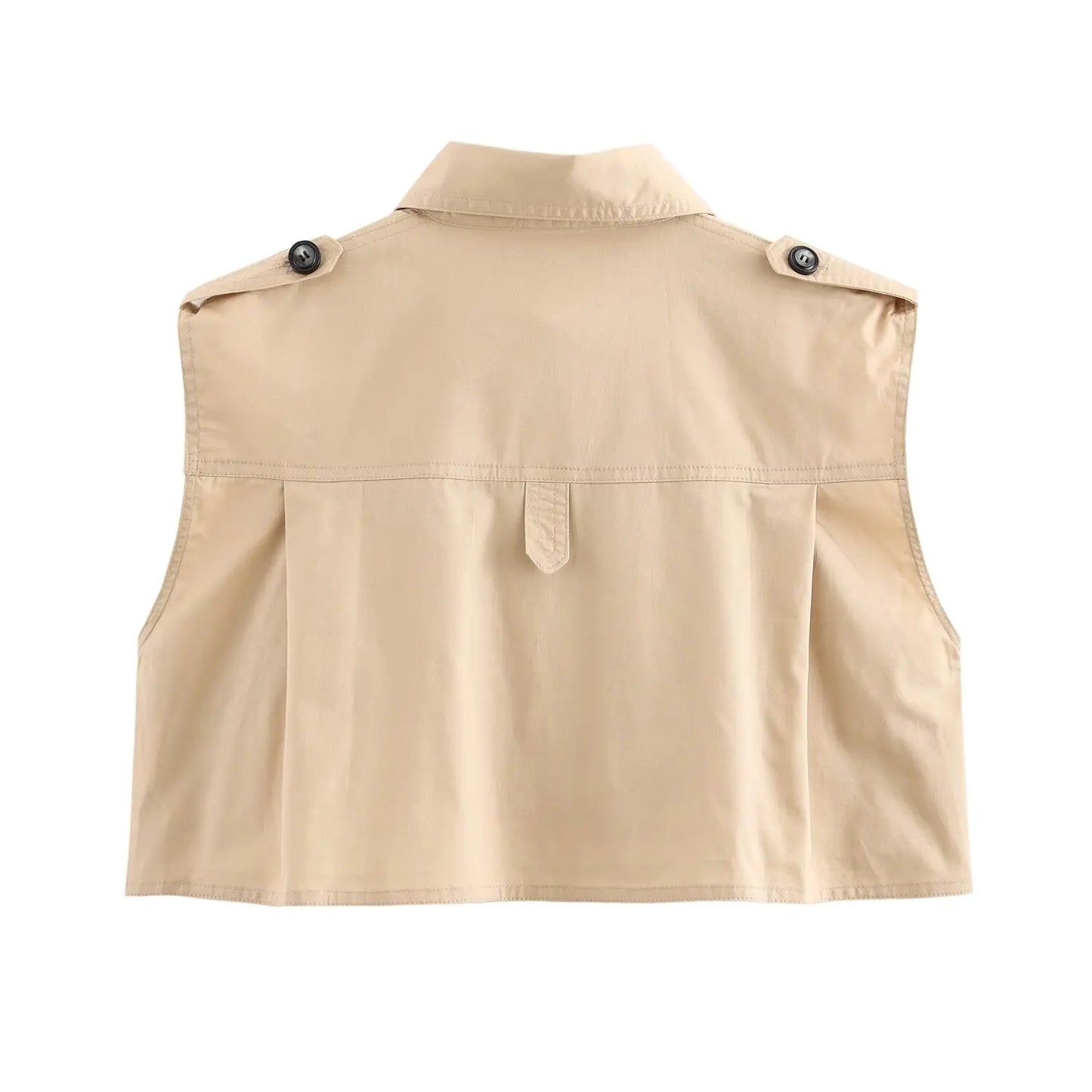 Anna Set Top + shorts elegant slim casual with zipper