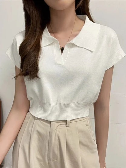 Katty New 2025 Pattern Collared Sweater
