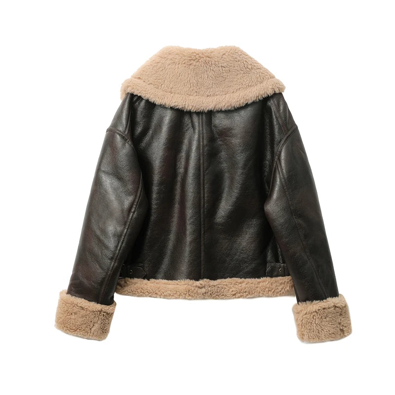 DOUBLE SIDED SHORT JACKET NOIR  RIDER