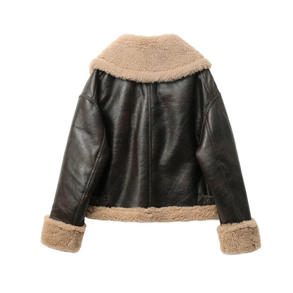 DOUBLE SIDED SHORT JACKET NOIR  RIDER