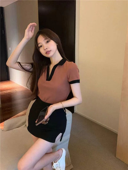 Summer Fashion Y2K T-shirt Woman