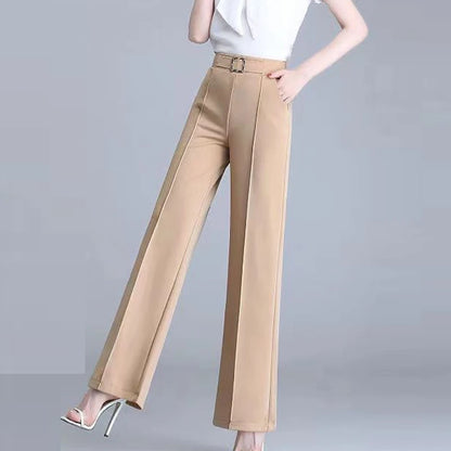 Elena Tailored Belted Wide Leg Trousers