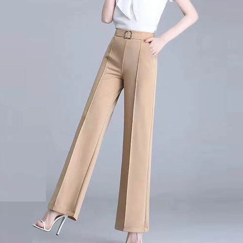 Elena Tailored Belted Wide Leg Trousers