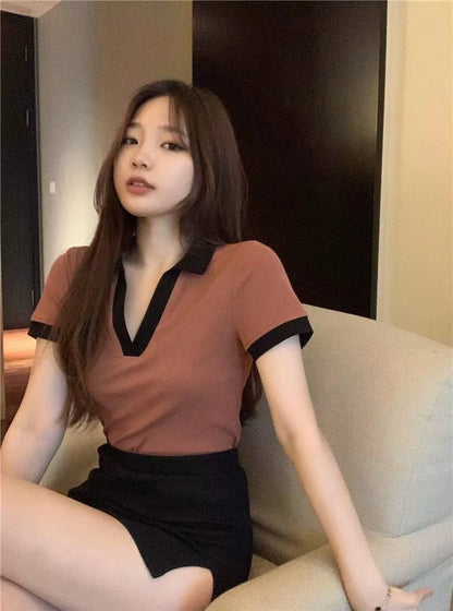 Summer Fashion Y2K T-shirt Woman