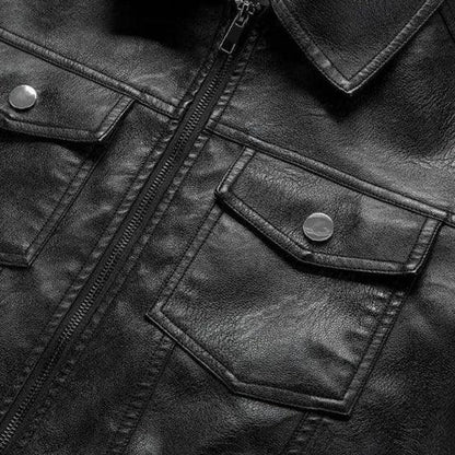 Varves Genuine Leather Jacket - Olympus Madrid