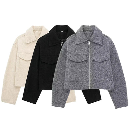 Jacket Ravènne Vintage Front Zipper