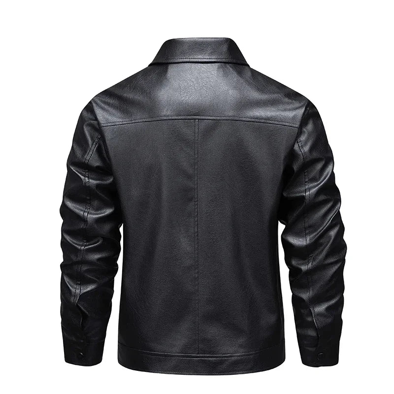 Grayson Leather Jacket - Olympus Madrid