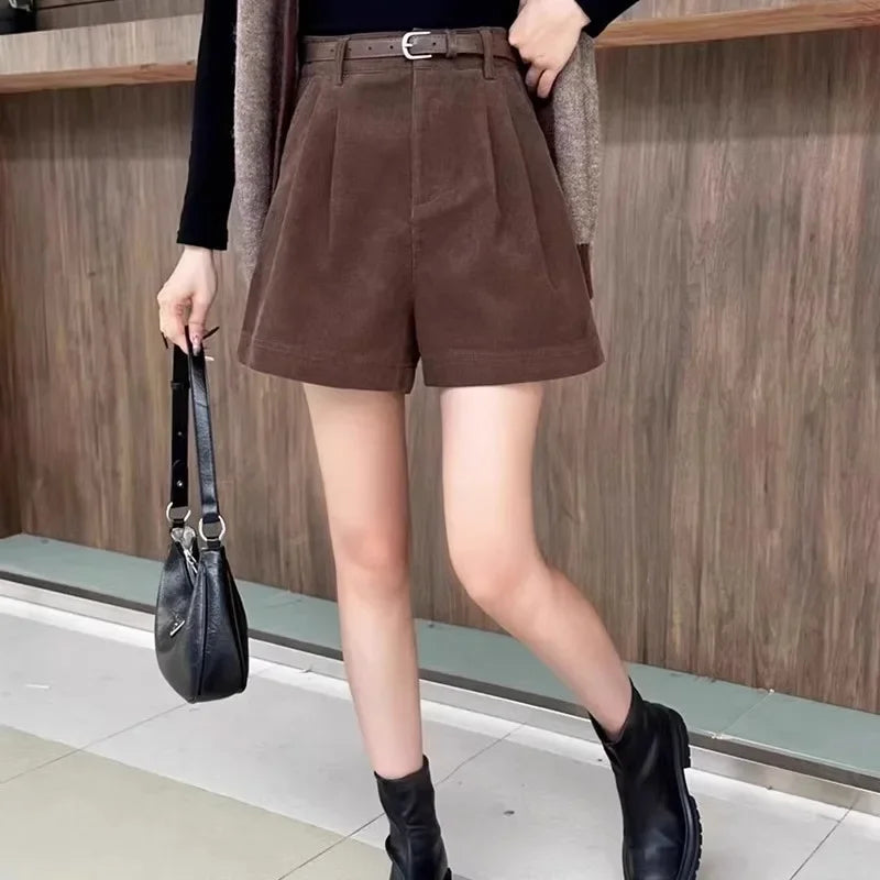 Coffee Color High-waisted Slimming