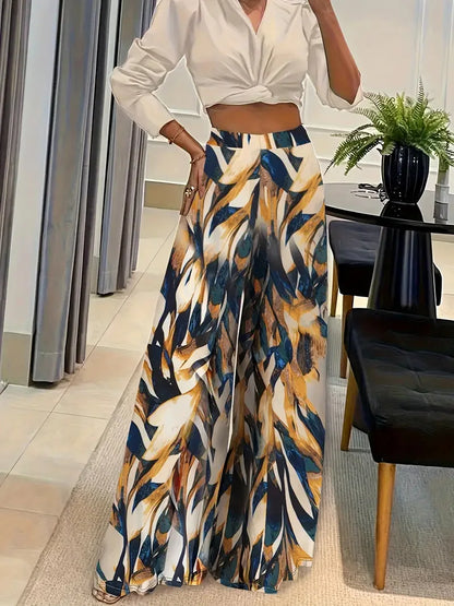 Miami high waist printed pants