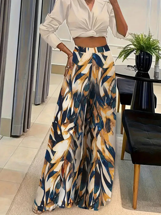 Miami high waist printed pants