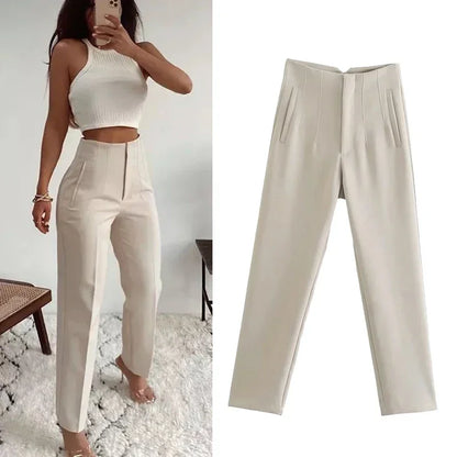 Olivia High Waist Pencil Trousers