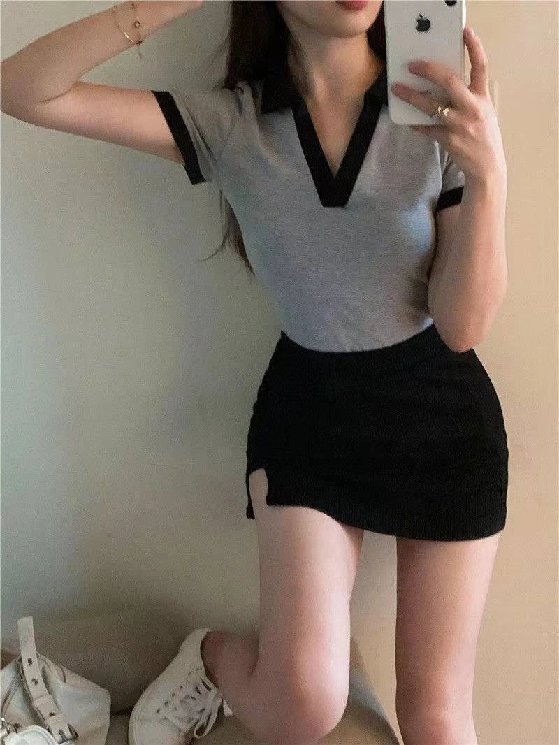Summer Fashion Y2K T-shirt Woman