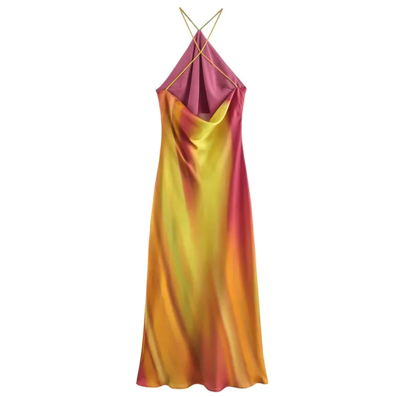 Colette Satin Dress