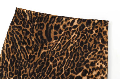 Ellen 2-piece set Leopard print blazer and skirt