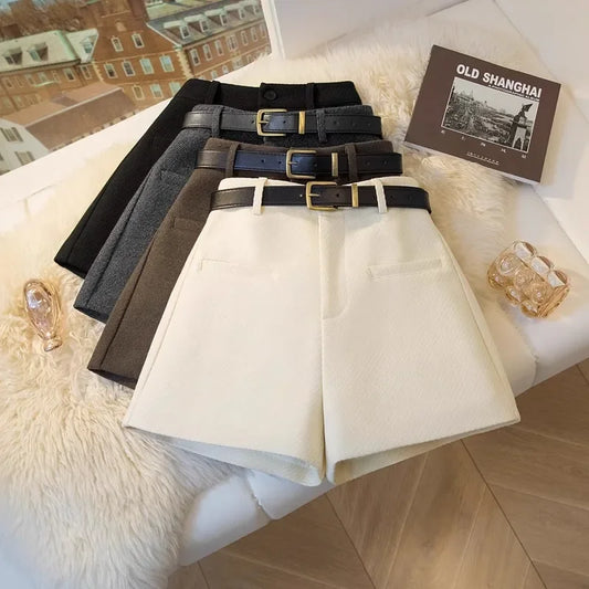 Women's Petite High-Waisted Cotton Shorts