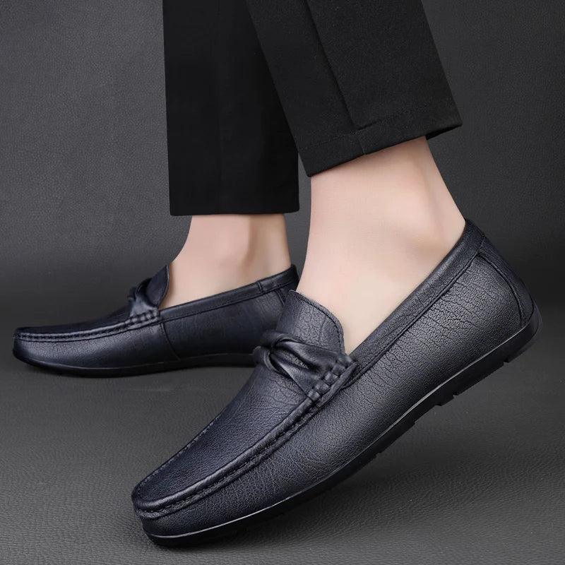 Elston Genuine Leather Loafers - Olympus Madrid