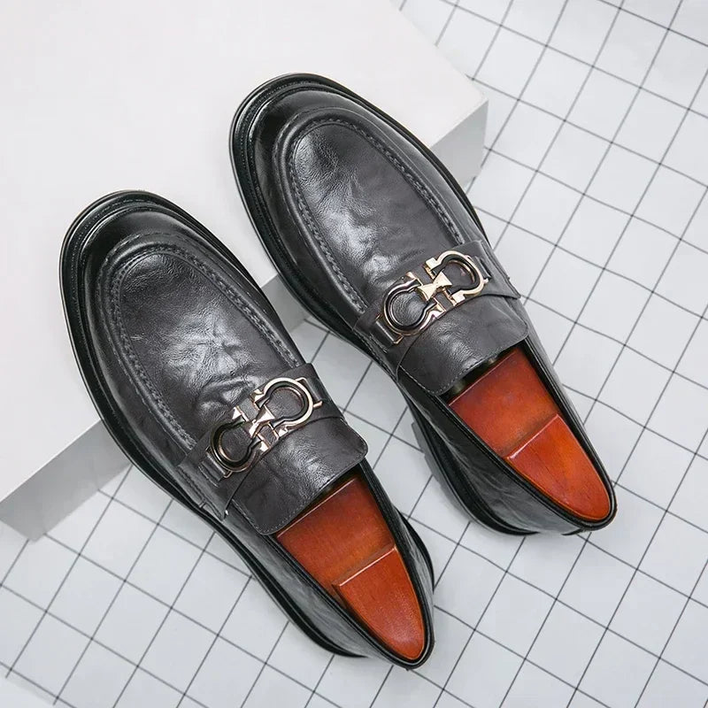 Wilbur Leather Loafers - Olympus Madrid