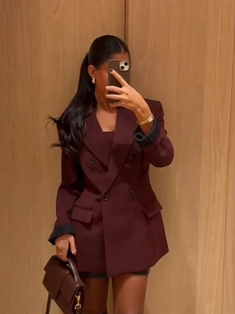 Vintage Red Blazer