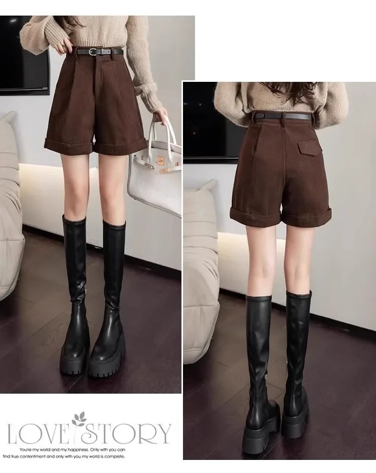 New Arrival Women's Corduroy Shorts