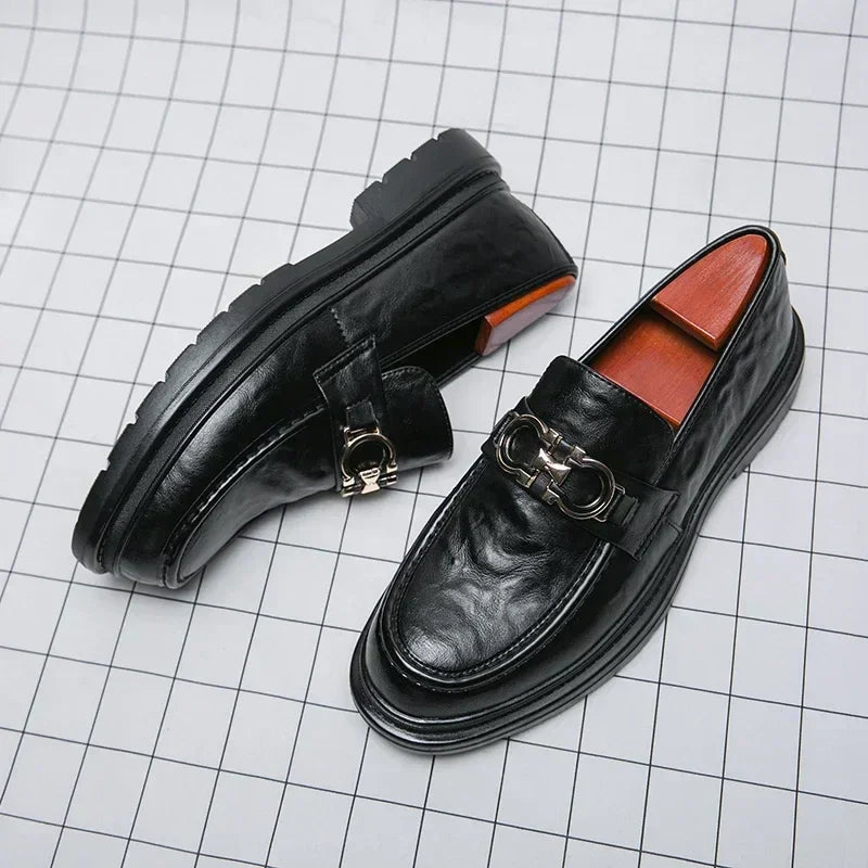 Wilbur Leather Loafers - Olympus Madrid