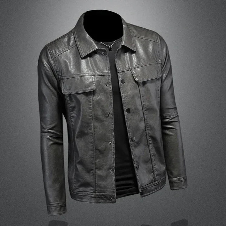 Maddox Leather Jacket - Olympus Madrid
