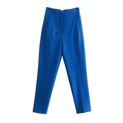 Lia High Waist Ankle Trousers