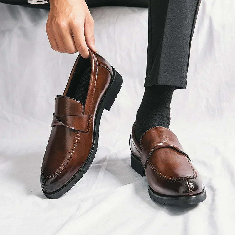 Teviot Genuine Leather Loafers - Olympus Madrid