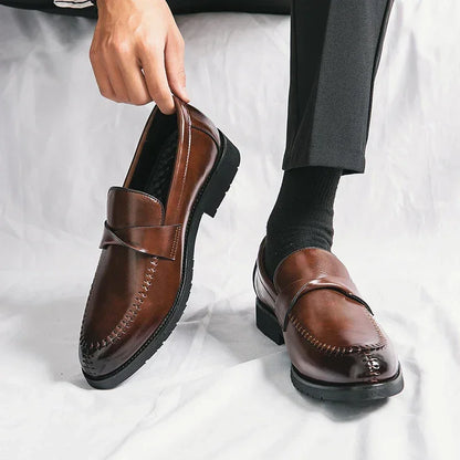 Teviot Genuine Leather Loafers - Olympus Madrid