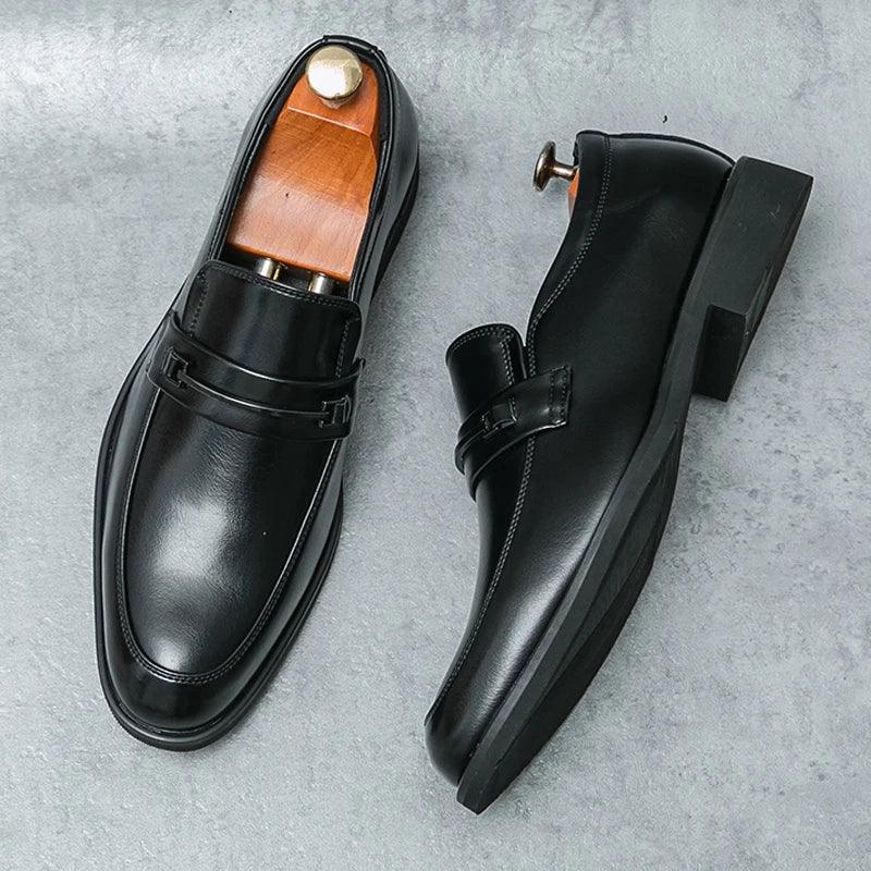 Calder Leather Loafers - Olympus Madrid