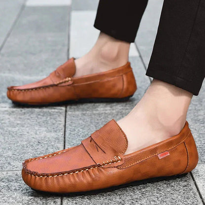 Caspian Genuine Leather Loafer - Olympus Madrid