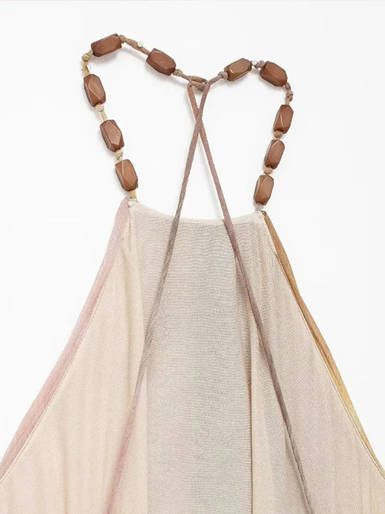 Aurélie Pleated Long Dress