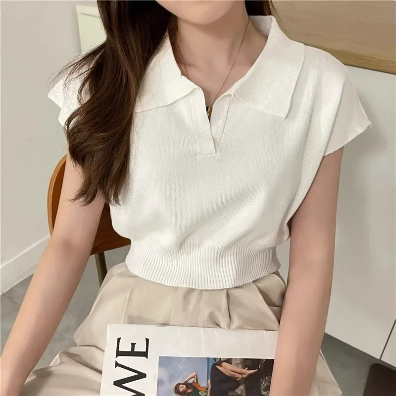 Katty New 2025 Pattern Collared Sweater